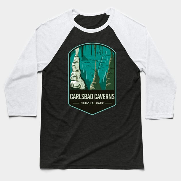 Carlsbad Caverns National Park Baseball T-Shirt by JordanHolmes